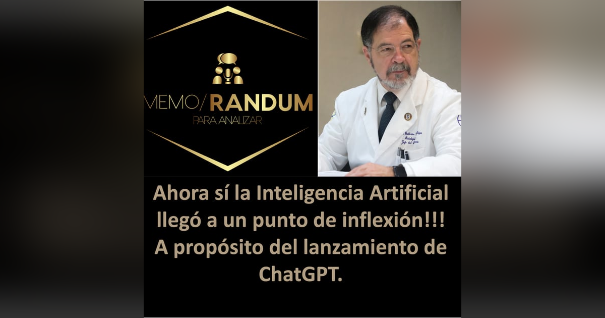 Ahora sí la Inteligencia Artificial llegó a un punto de inflexión!!! A propósito del lanzamiento de ChatGPT. Ahora sí la Inteligencia Artificial llegó a un punto de inflexión!!! A propósito del lanzamiento de ChatGPT.