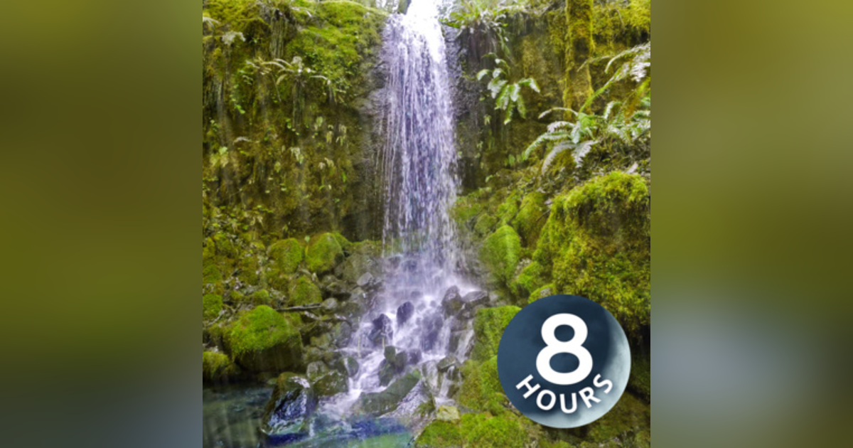 Raining Sounds by Tropical Waterfall with Distant Thunder | White Noise for Sleep 8 Hours Raining Sounds by Tropical Waterfall with Distant Thunder | White Noise for Sleep 8 Hours