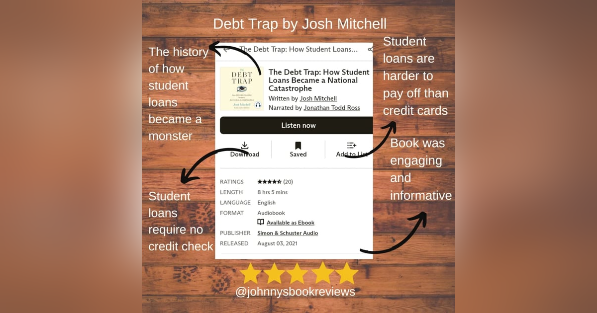 111. Debt Trap by Josh Mitchell Book Review 111. Debt Trap by Josh Mitchell Book Review