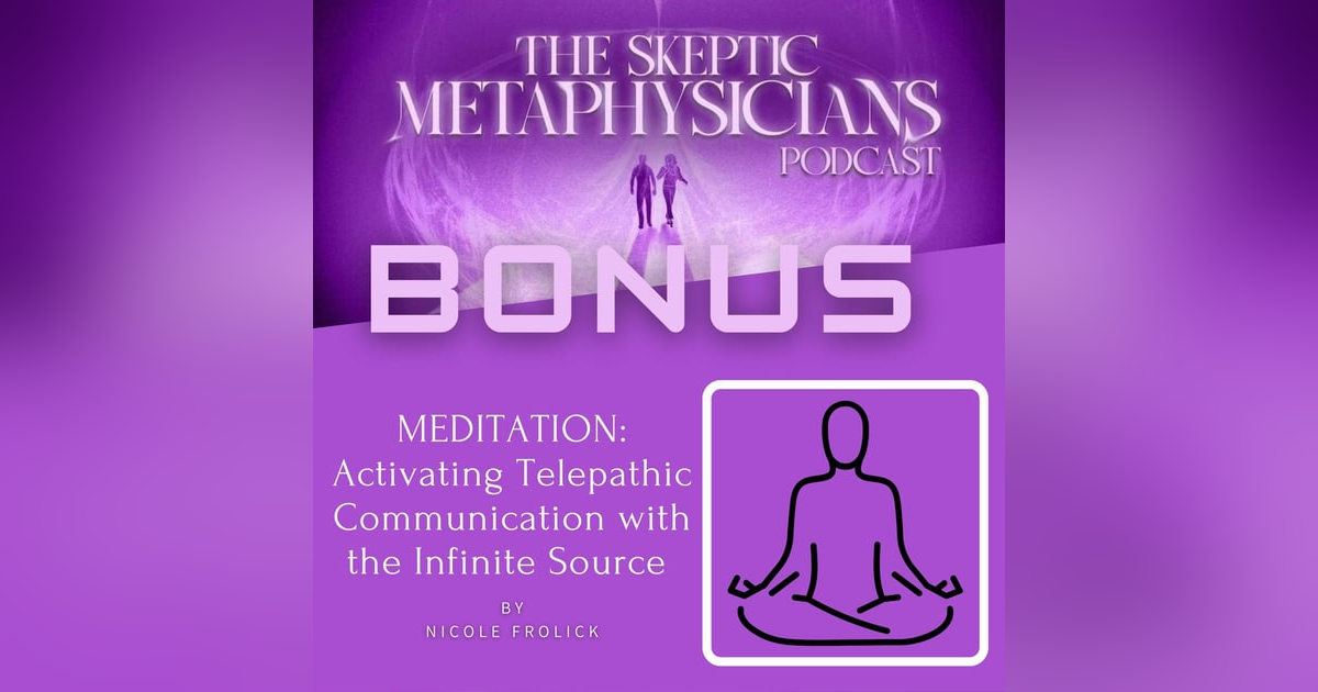 MEDITATION: Activating Telepathic Communication - Nicole Frolick MEDITATION: Activating Telepathic Communication - Nicole Frolick