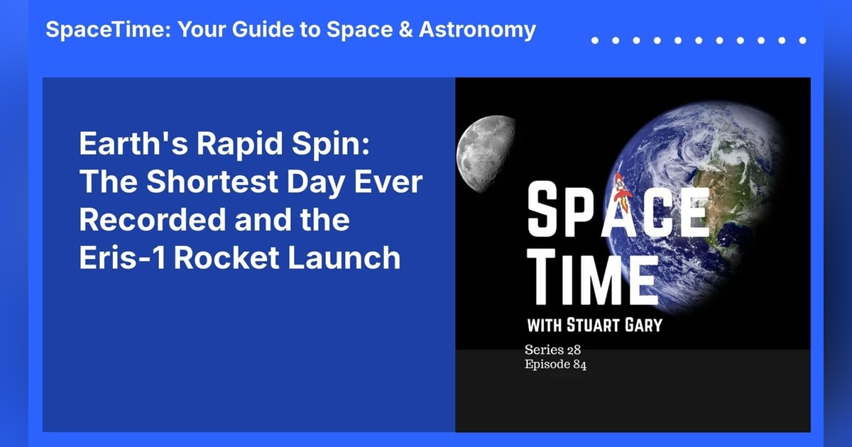 Earth’s Rapid Spin: The Shortest Day Ever Recorded and the Eris-1 Rocket Launch Earth’s Rapid Spin: The Shortest Day Ever Recorded and the Eris-1 Rocket Launch