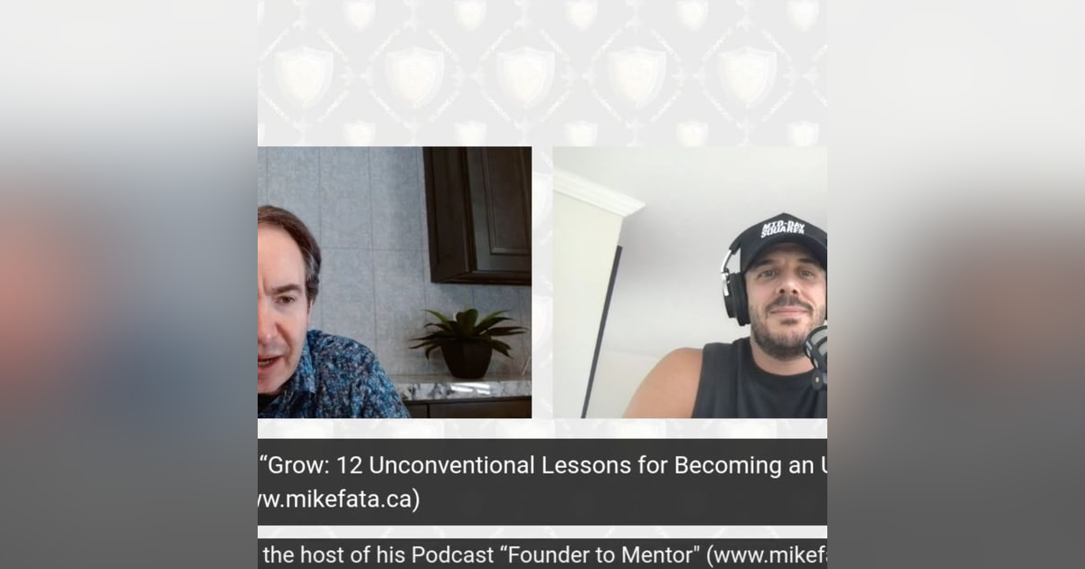 Mike Fata, Owner CEO Fata & Associates, Multiple 9 figure exits, Podcast “Founder to Mentor,” Author Mike Fata, Owner CEO Fata & Associates, Multiple 9 figure exits, Podcast “Founder to Mentor,” Author