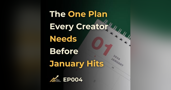 image for A Proven Plan Every Creator Needs Before January Hits