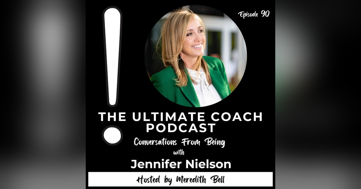 Making The Shift From Doing To Being - Jennifer Nielson Making The Shift From Doing To Being - Jennifer Nielson
