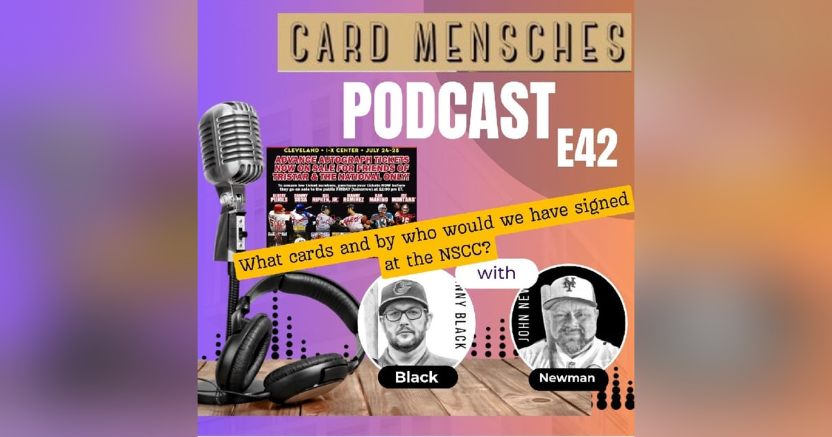Card Mensches E42 Cards we want signed at the National Card Mensches E42 Cards we want signed at the National