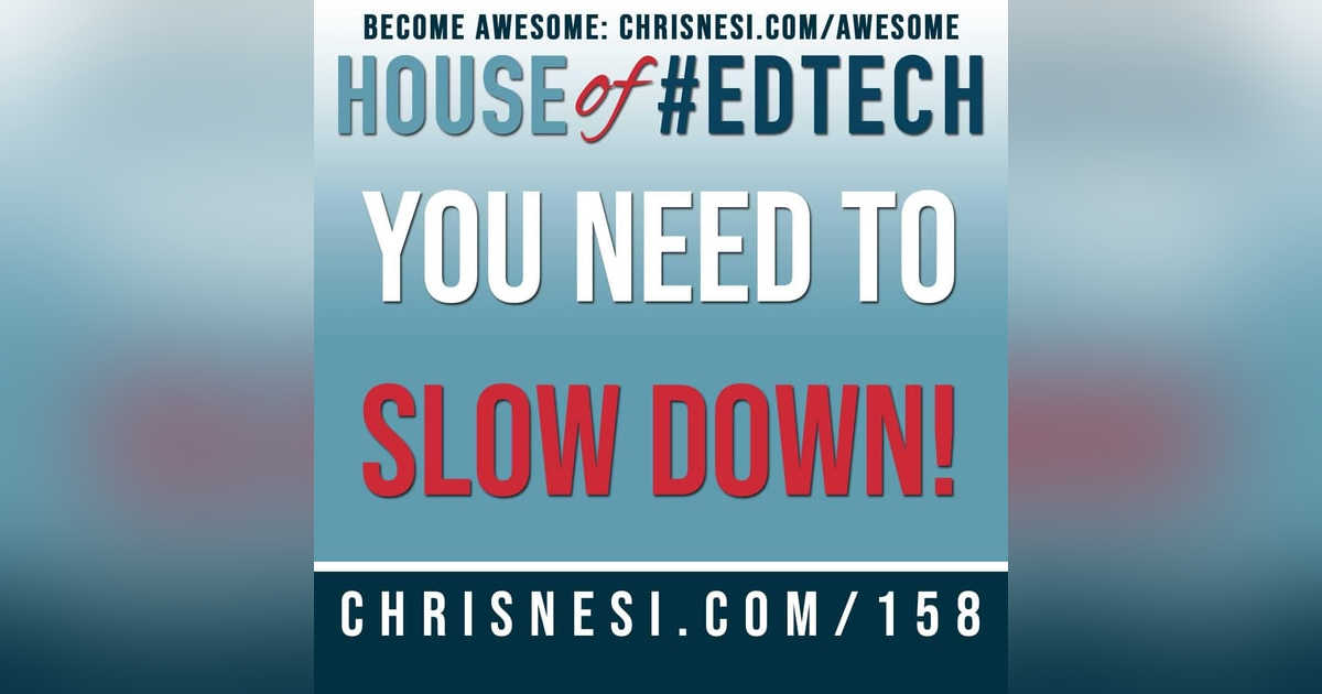 You Need To Slow Down! - HoET158 You Need To Slow Down! - HoET158