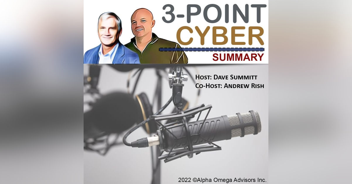 3 Point Summary 1 - w/Dan Lohrman 3 Point Summary 1 - w/Dan Lohrman