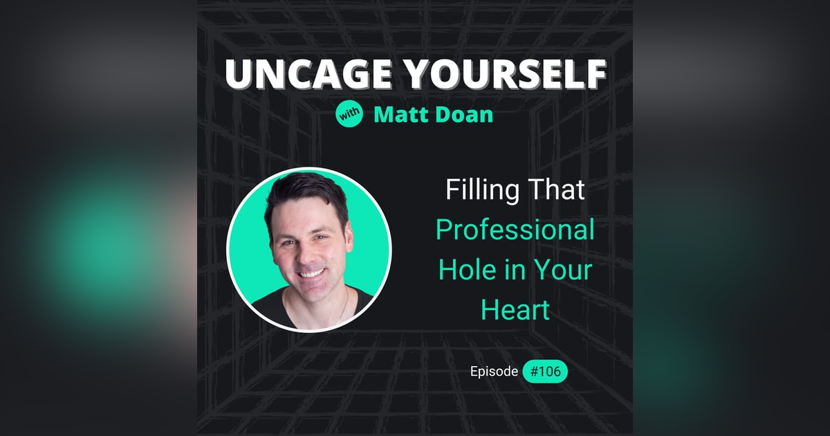 106: Filling That Professional Hole in Your Heart 106: Filling That Professional Hole in Your Heart