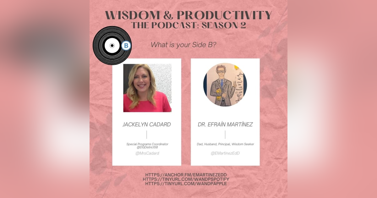 S2:E22: "Interviewing Jackelyn Cadard, Special Programs Coordinator @DGDistrict58" S2:E22: "Interviewing Jackelyn Cadard, Special Programs Coordinator @DGDistrict58"