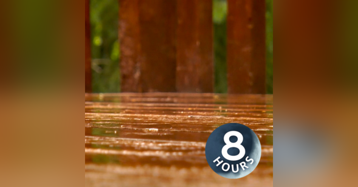 Rain On Deck 8 Hours | White Noise for Sleep or Studying Rain On Deck 8 Hours | White Noise for Sleep or Studying