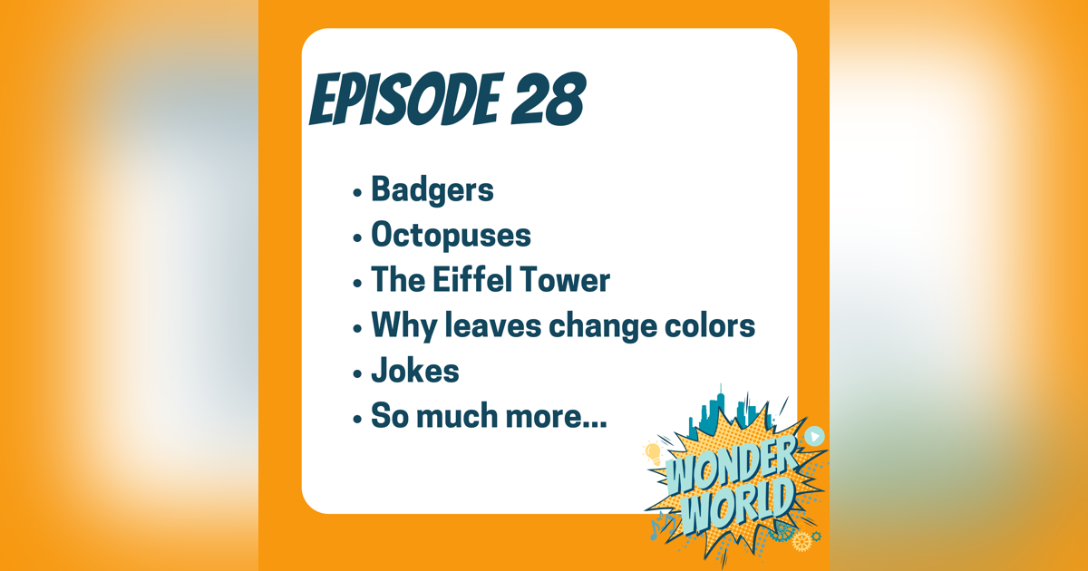 Wonder World Podcast Week of October 2 Wonder World Podcast Week of October 2