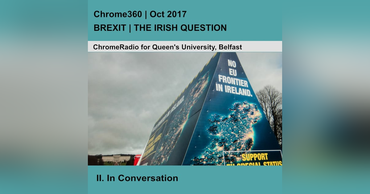 Chrome360 | BREXIT-THE IRISH QUESTION | In Conversation - Profs Colin Harvey & Lee McGowan Chrome360 | BREXIT-THE IRISH QUESTION | In Conversation - Profs Colin Harvey & Lee McGowan