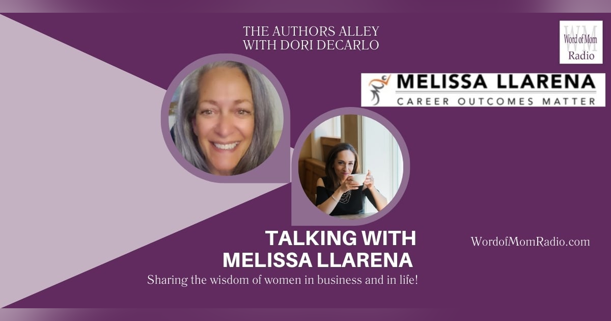 Melissa Llarena Joins Dori DeCarlo on The Authors Alley Melissa Llarena Joins Dori DeCarlo on The Authors Alley