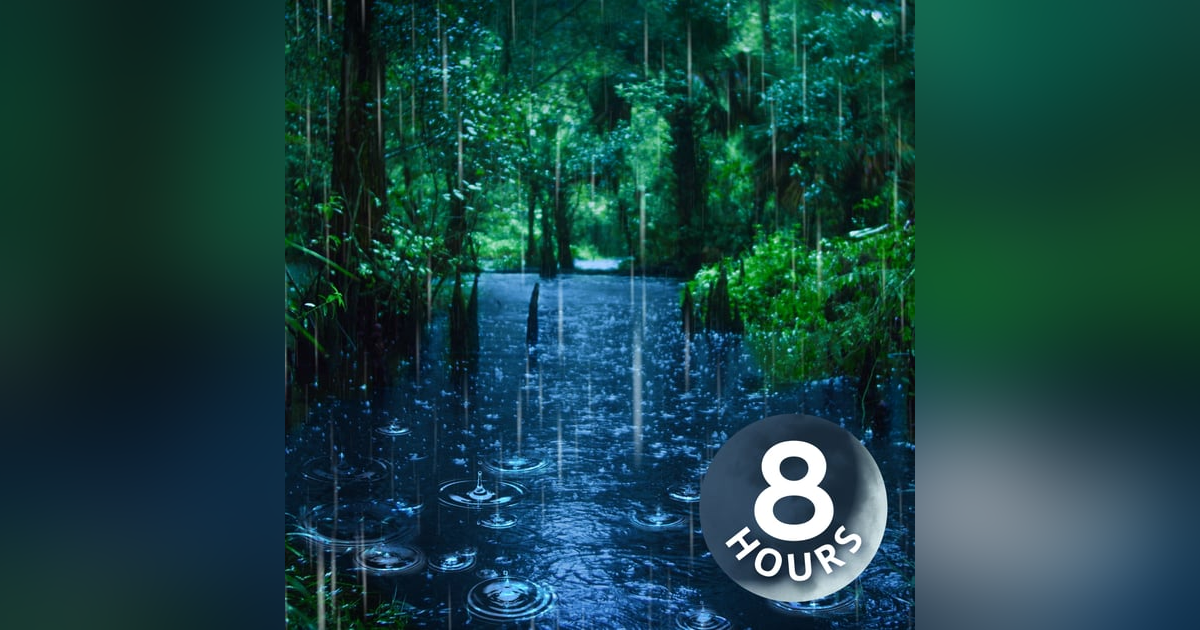 White Noise of River & Rain Sounds for Sleeping | 8 Hour White Noise of River & Rain Sounds for Sleeping | 8 Hour