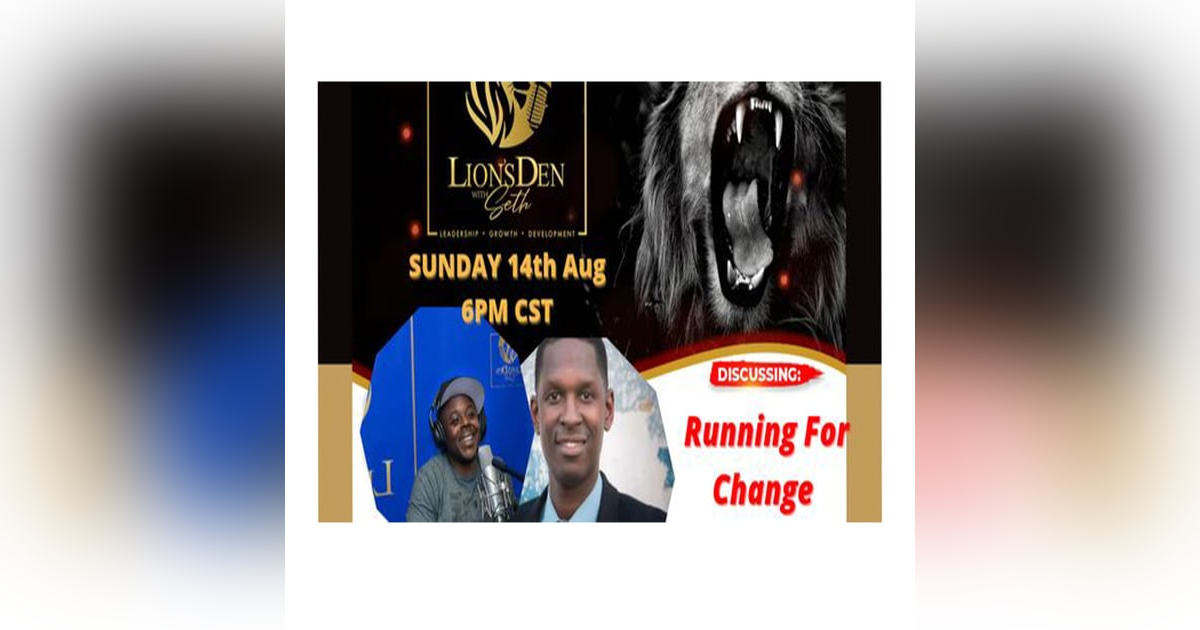 Running for Change with Chris Jones Running for Change with Chris Jones