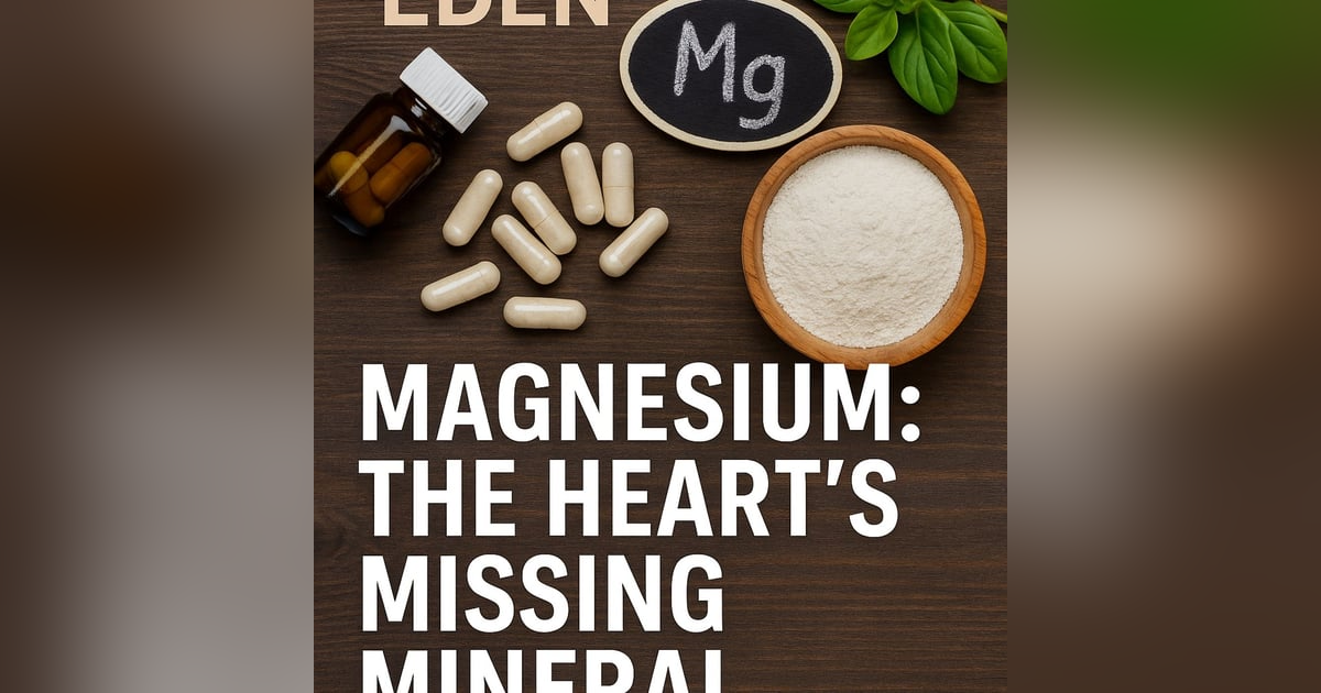 Magnesium: The Heart's Missing Mineral Magnesium: The Heart's Missing Mineral