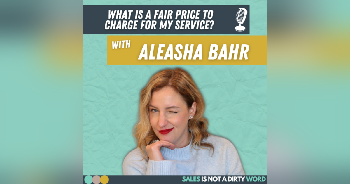 What is a fair price to charge for my service? What is a fair price to charge for my service?