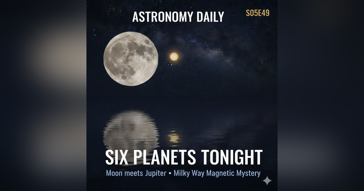 Six Planets Tonight — And a Galaxy-Sized Mystery Solved ⭐ Six Planets Tonight — And a Galaxy-Sized Mystery Solved ⭐