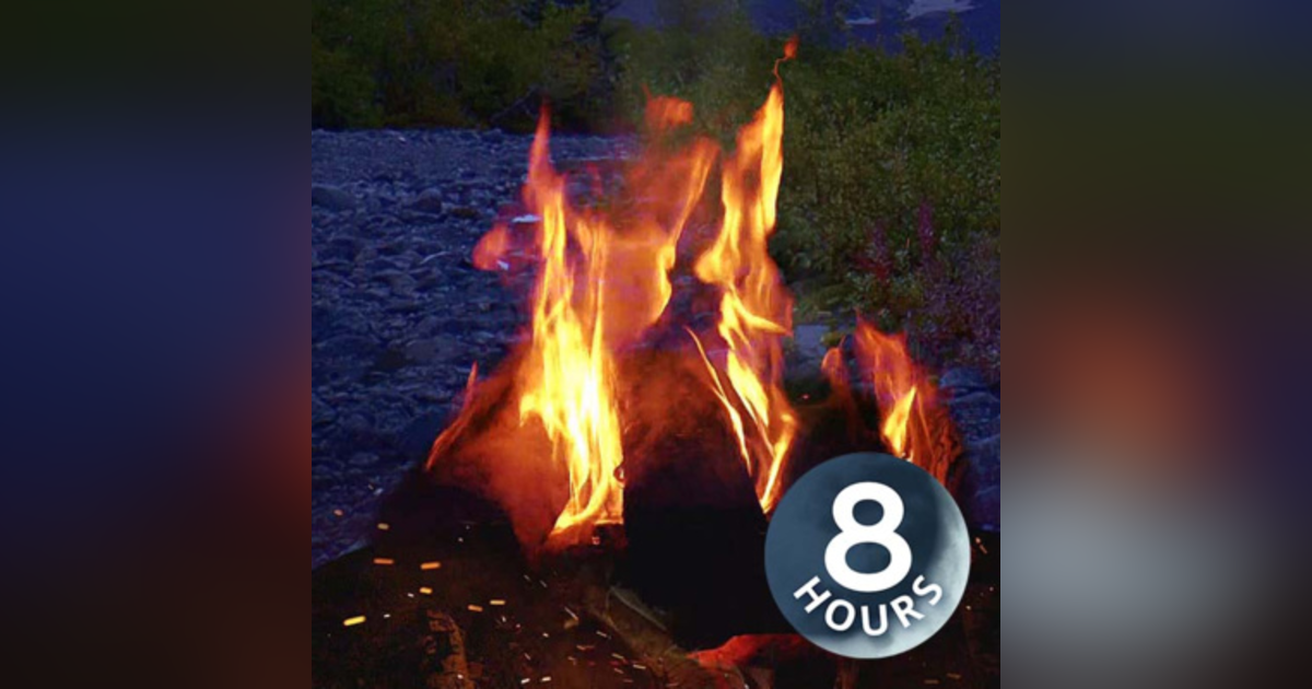 Let's go camping! Sleep to Water Sounds White Noise + Crackling Campfire 8 Hours Let's go camping! Sleep to Water Sounds White Noise + Crackling Campfire 8 Hours