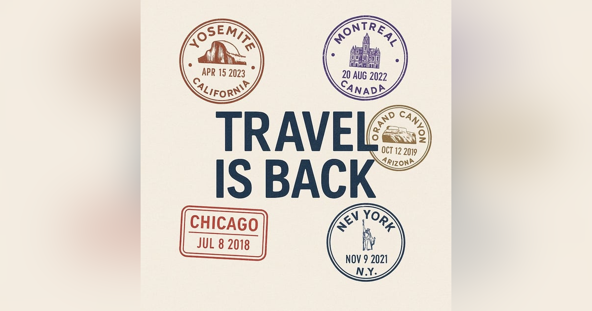 Travel Is Back Travel Is Back