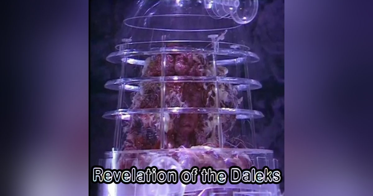 Davros, Duos, and DJs: The Season 22 Finale - "Revelation of the Daleks" Davros, Duos, and DJs: The Season 22 Finale - "Revelation of the Daleks"