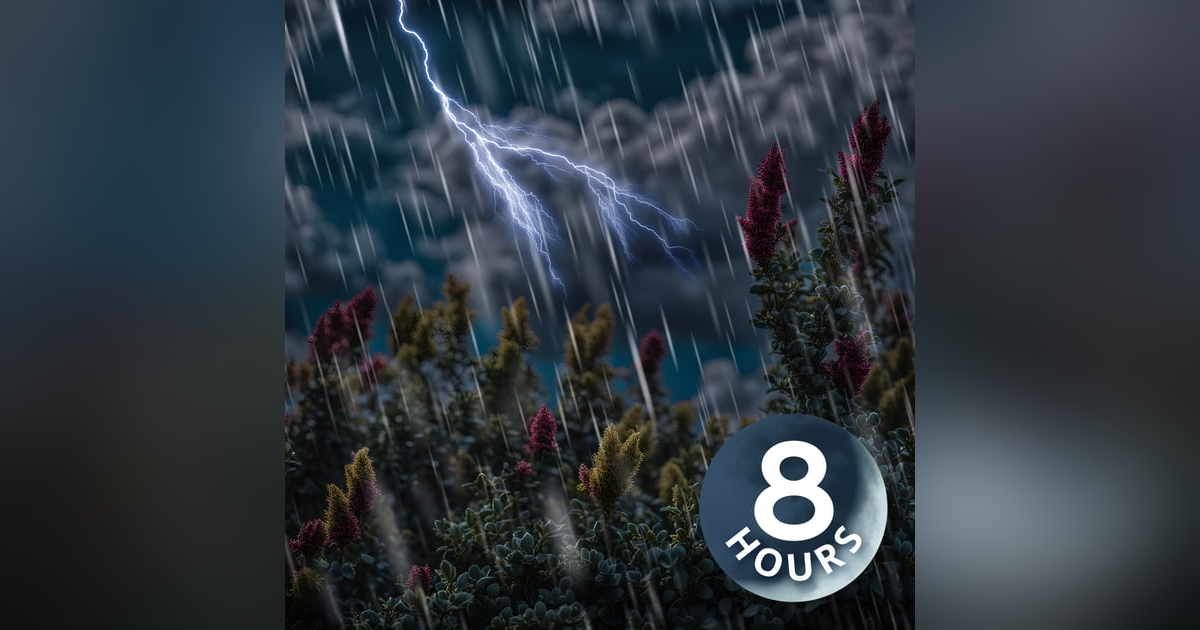 Thunderstorm & Water Sounds for Peaceful Sleep | 8-Hour Thunderstorm & Water Sounds for Peaceful Sleep | 8-Hour