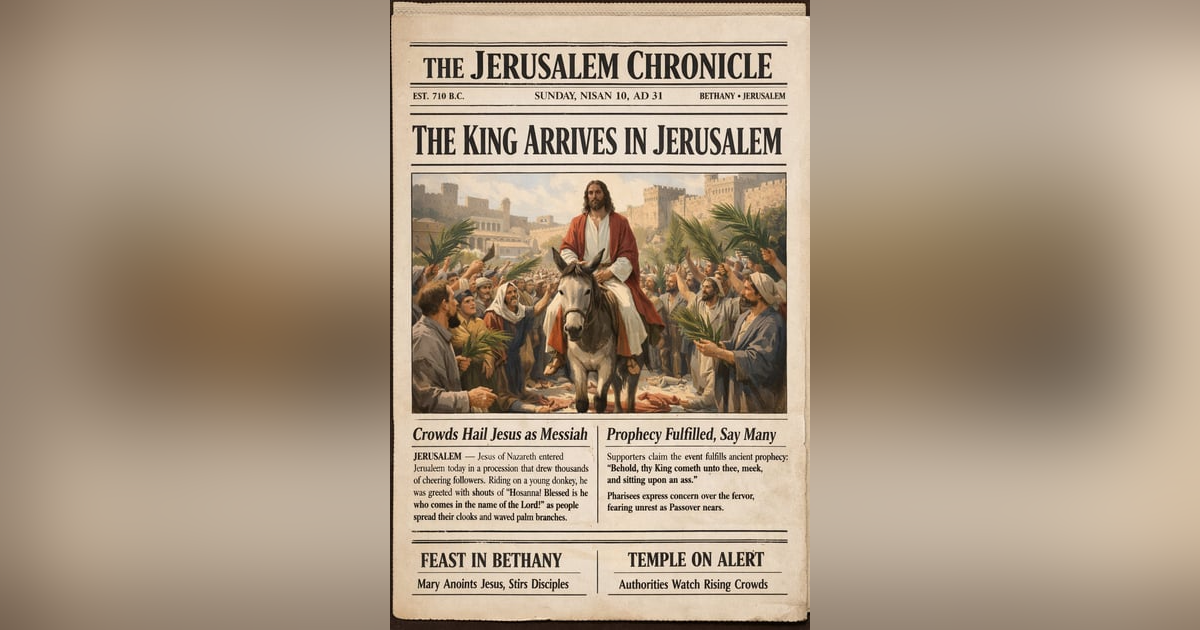 What Happened Today (Sunday) Almost 2000 Years Ago What Happened Today (Sunday) Almost 2000 Years Ago