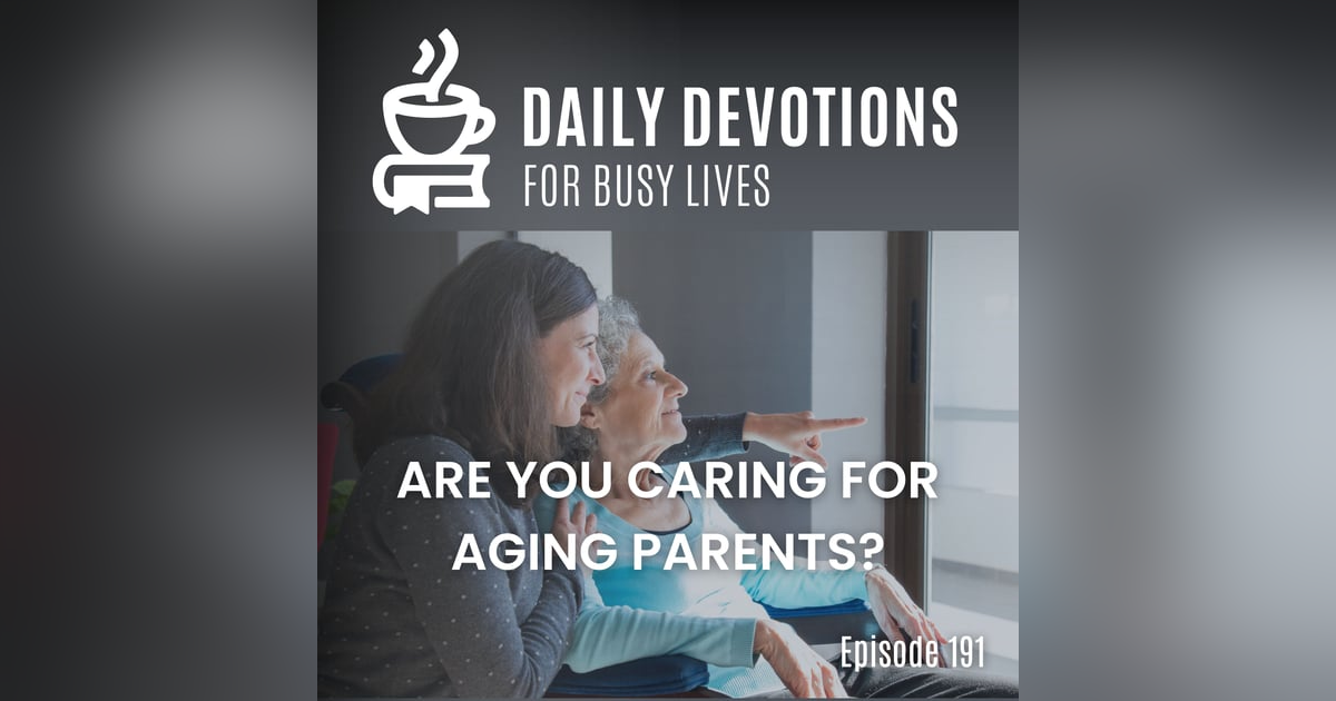 Are You Caring for Aging Parents? Are You Caring for Aging Parents?