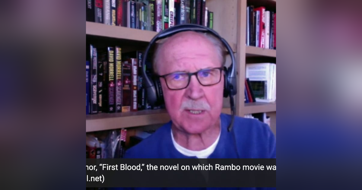 David Morrell, Author First Blood, novel Rambo adapted from, Creepers new movie David Morrell, Author First Blood, novel Rambo adapted from, Creepers new movie