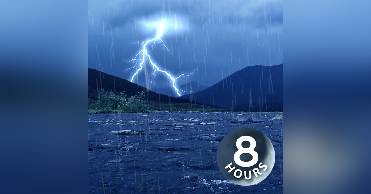 Thunderstorm Ambience with Rushing River | 8 Hours Rain, Thunder & Water Sounds for Sleep Thunderstorm Ambience with Rushing River | 8 Hours Rain, Thunder & Water Sounds for Sleep