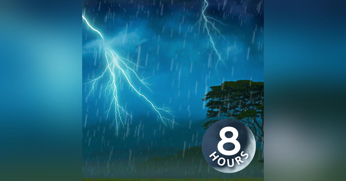 Sleep Soundly with Thunder & Rain | 8 Hours Sleep Soundly with Thunder & Rain | 8 Hours