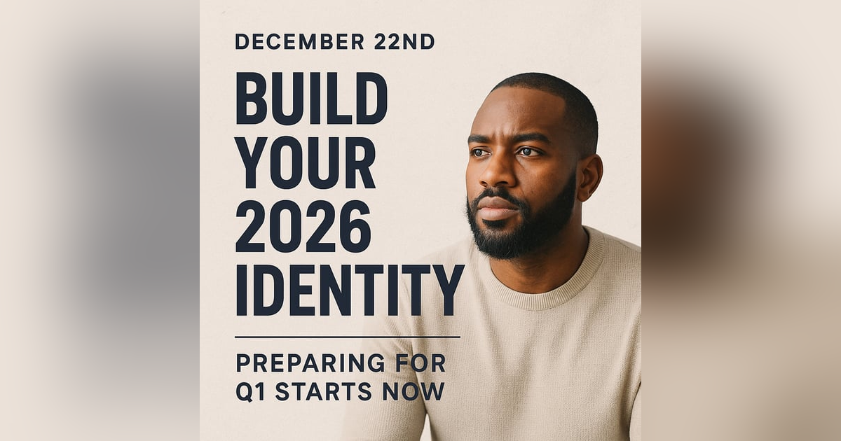 Build Your 2026 Identity: The Discipline, Vision, and Standards That Shape Q1 Build Your 2026 Identity: The Discipline, Vision, and Standards That Shape Q1