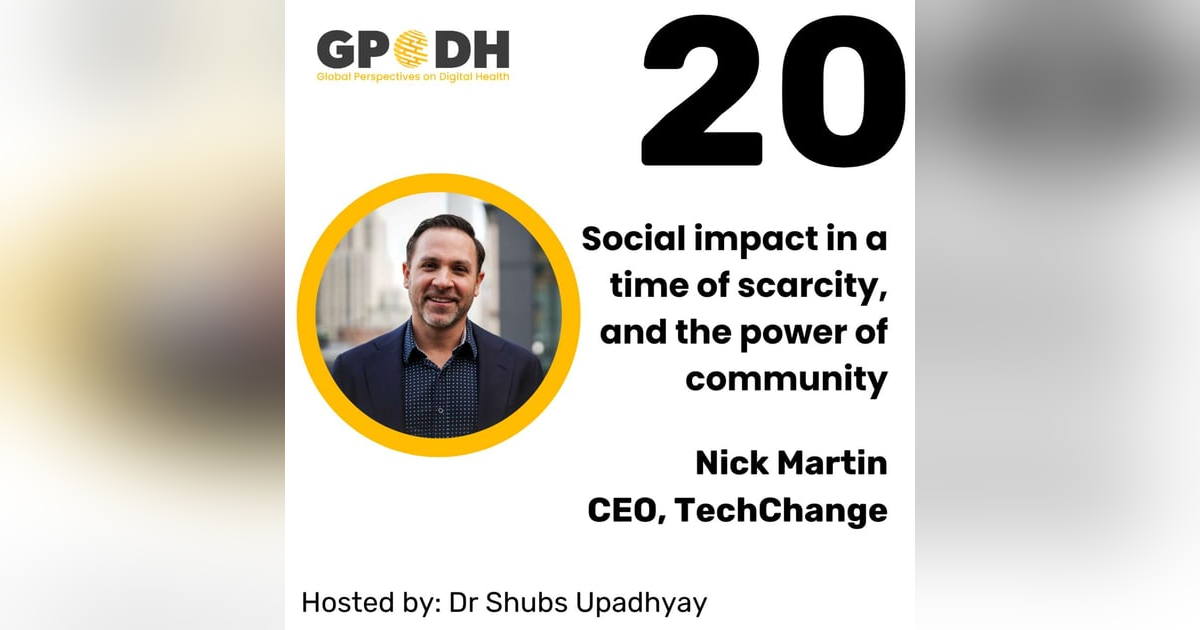 Social impact in a time of scarcity, and the power of community Social impact in a time of scarcity, and the power of community