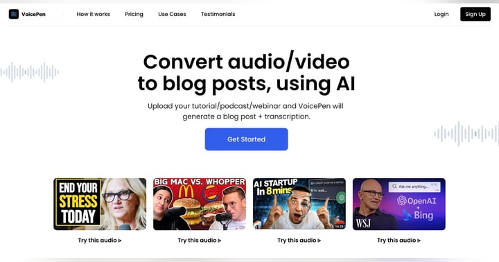 image for Turn Your Videos Into Blog Posts with One Simple Click with Voice Pen!