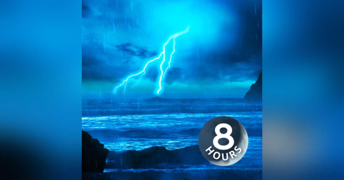 Thunderstorm & Rain Sounds with Ocean Waves 8 Hours | White Noise for Sleeping, Studying Thunderstorm & Rain Sounds with Ocean Waves 8 Hours | White Noise for Sleeping, Studying