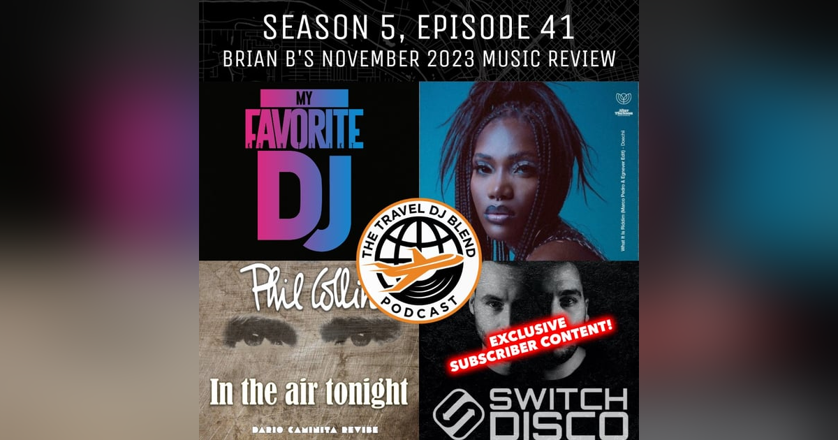 Brian B's November 2023 Music Review Brian B's November 2023 Music Review