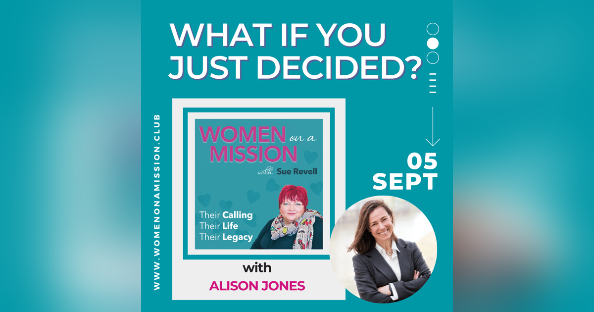 Episode 01: What if you just decided to run, to grow, to lead? with Alison Jones Episode 01: What if you just decided to run, to grow, to lead? with Alison Jones