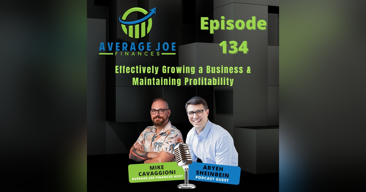 134. Effectively Growing a Business & Maintaining Profitability with Aryeh Sheinbein 134. Effectively Growing a Business & Maintaining Profitability with Aryeh Sheinbein