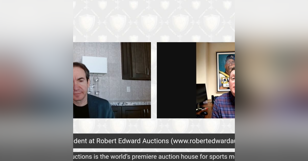 Brian Dwyer, Owner Robert Edward Auctions, world premiere sports memorabilia and trading cards Brian Dwyer, Owner Robert Edward Auctions, world premiere sports memorabilia and trading cards