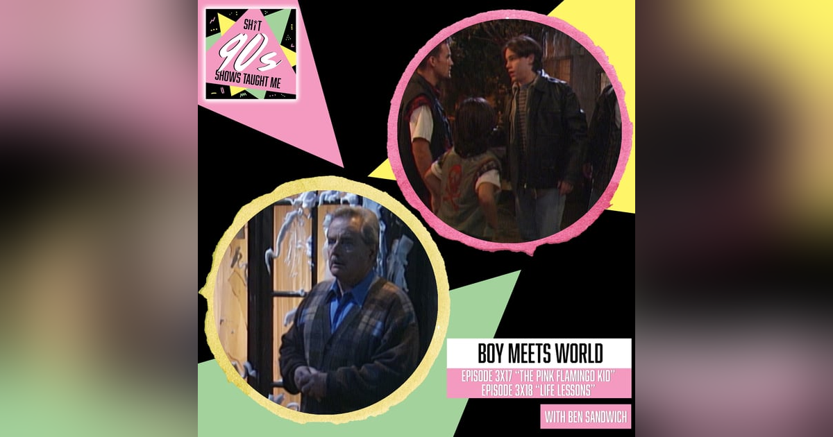 Boy Meets World: Season 3 Episodes 17 & 18 (The Pink Flamingo Kid and Life Lessons) with Ben Sandwich Boy Meets World: Season 3 Episodes 17 & 18 (The Pink Flamingo Kid and Life Lessons) with Ben Sandwich