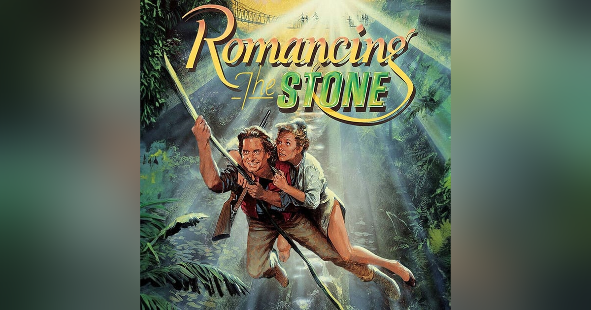 Romancing the Stone (1984) Michael Douglas, Kathleen Turner, & Danny DeVito Romancing the Stone (1984) Michael Douglas, Kathleen Turner, & Danny DeVito