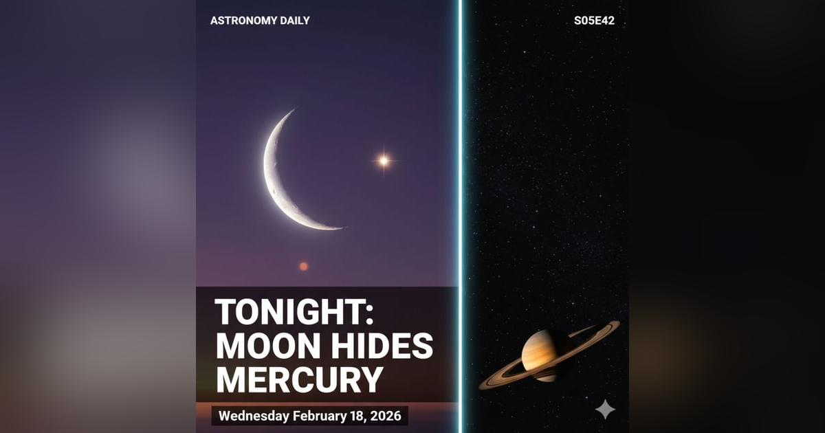 Moon Hides Mercury Tonight, Artemis II Tests Tomorrow, Saturn Ring Origin Revealed Moon Hides Mercury Tonight, Artemis II Tests Tomorrow, Saturn Ring Origin Revealed