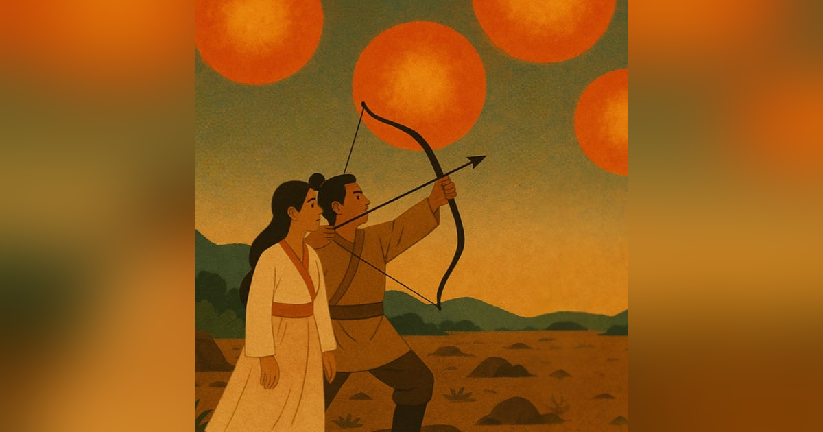 嫦娥与后羿(二) : 后羿射日 | Chang’e and Hou Yi (Part 2): Hou Yi Shoots Down the Suns 嫦娥与后羿(二) : 后羿射日 | Chang’e and Hou Yi (Part 2): Hou Yi Shoots Down the Suns