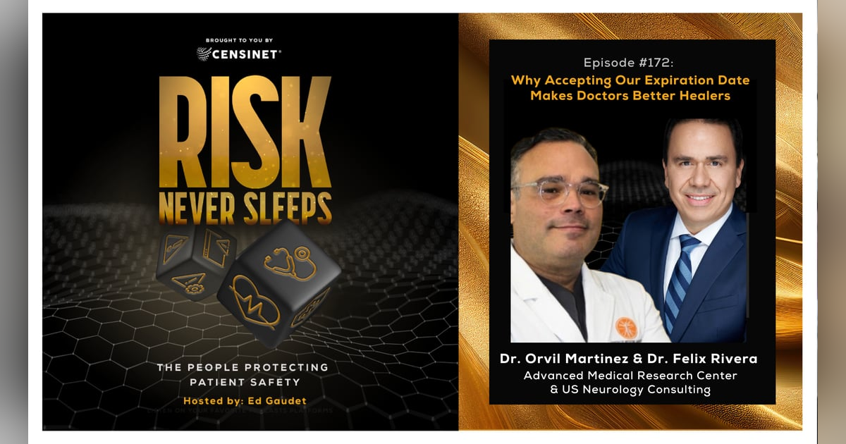 Episode #172. Why Accepting Our Expiration Date Makes Doctors Better Healers , with Dr. Orvil Martinez & Dr. Felix Rivera Episode #172. Why Accepting Our Expiration Date Makes Doctors Better Healers , with Dr. Orvil Martinez & Dr. Felix Rivera