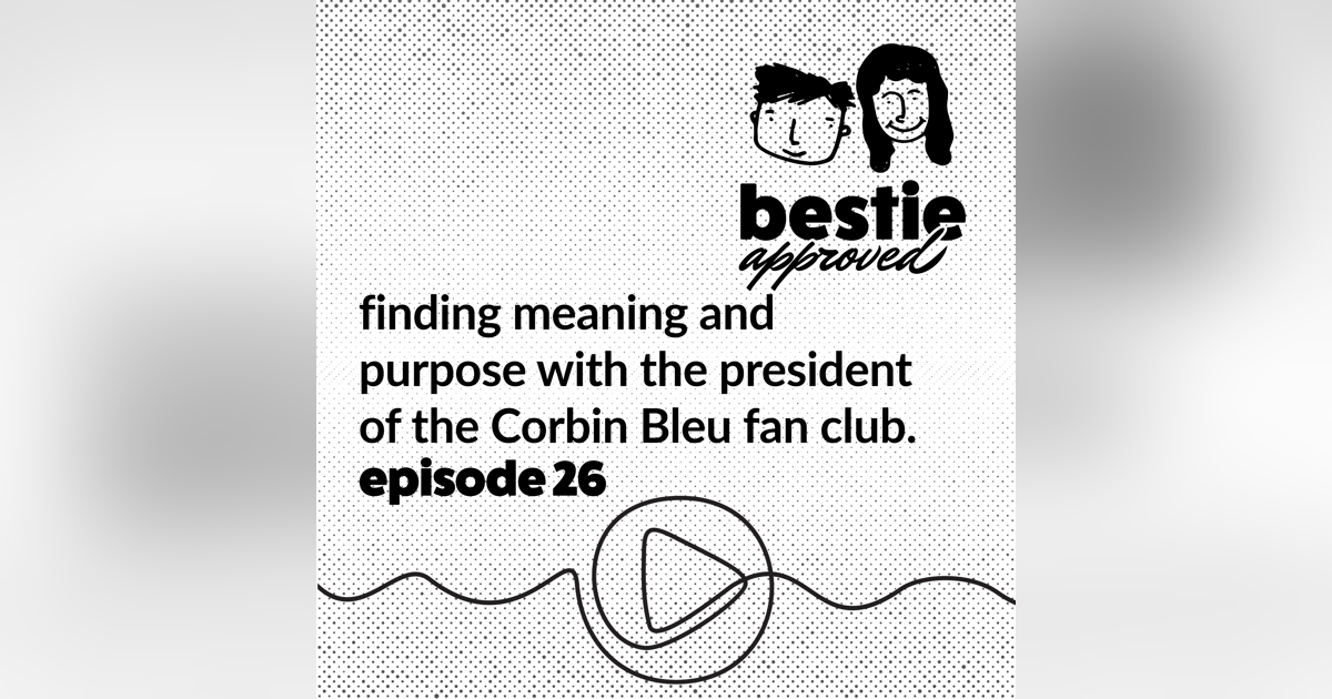 finding meaning and purpose with the president of the Corbin Bleu fan club. finding meaning and purpose with the president of the Corbin Bleu fan club.
