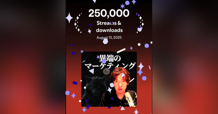 image for 再生回数25万回突破!なんでポッドキャストやらないの?