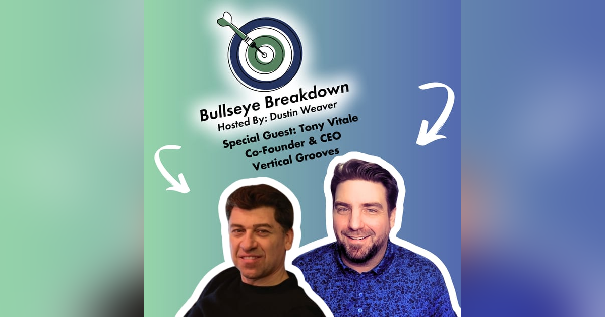 Bullseye Breakdown Ep. 109 - Tony Vitals- From DJ to Design Icon... The Turntable That Turned Heads Bullseye Breakdown Ep. 109 - Tony Vitals- From DJ to Design Icon... The Turntable That Turned Heads