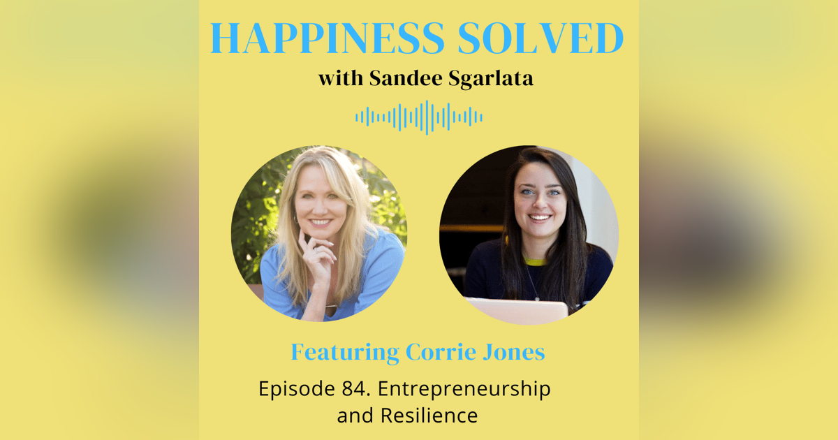 84. Entrepreneurship and Resilience with Corrie Jones 84. Entrepreneurship and Resilience with Corrie Jones