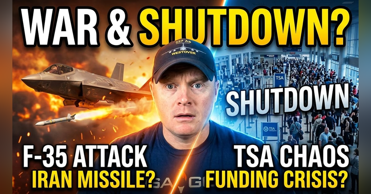 F-35 Missile Strike, TSA Shutdown Chaos & The $27K Tarmac Rule F-35 Missile Strike, TSA Shutdown Chaos & The $27K Tarmac Rule