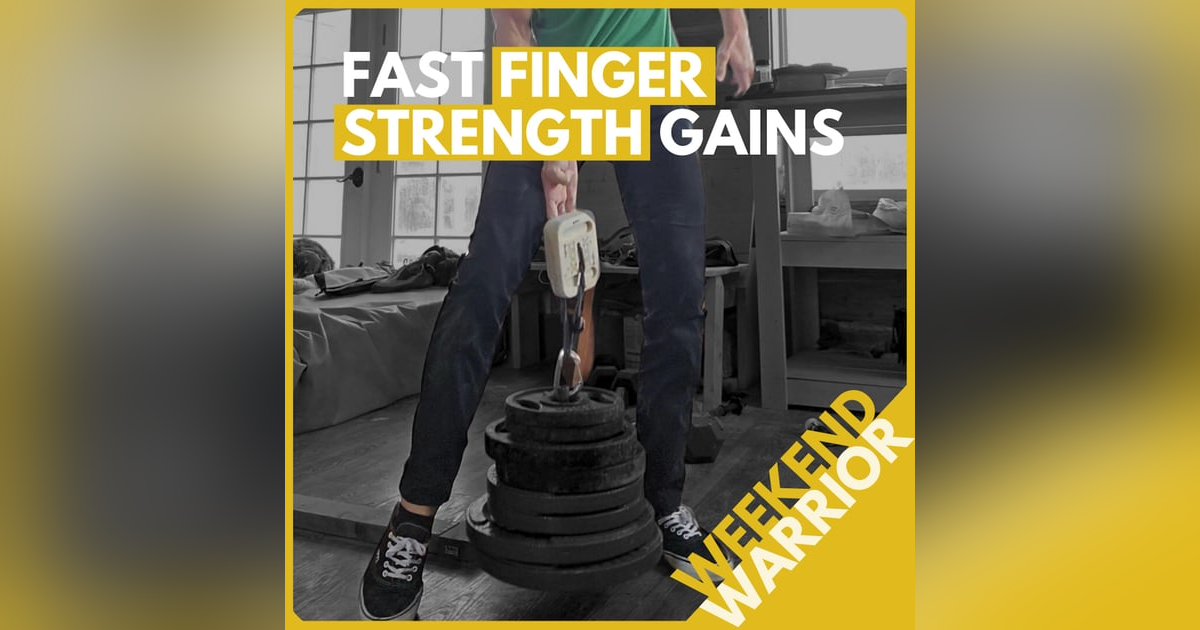 Weekend Warrior: A Protocol that Added More than 40lbs of Strength PER HAND in About a Year Weekend Warrior: A Protocol that Added More than 40lbs of Strength PER HAND in About a Year